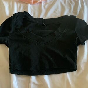 SHEIN cropped tee